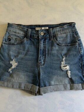 KanCan Denim Distressed Jean Shorts